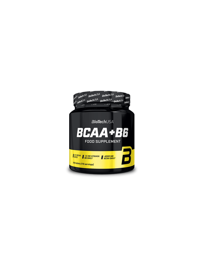 BCAA y B6 340 Tabletas - Biotech Usa