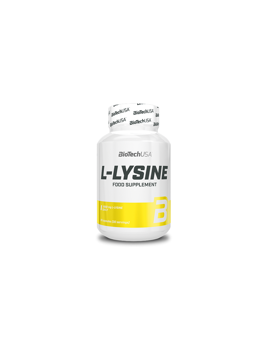 L-Lysine 90 Cápsula - Biotech Usa