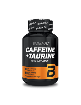 Caffeine + Taurine 60 cápsulas - Biotech Usa