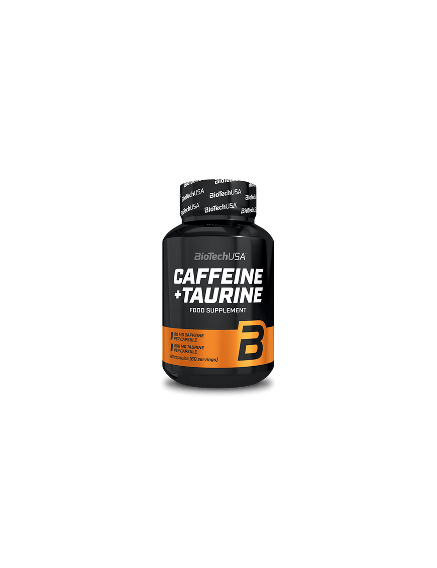 Caffeine + Taurine 60 cápsulas - Biotech Usa