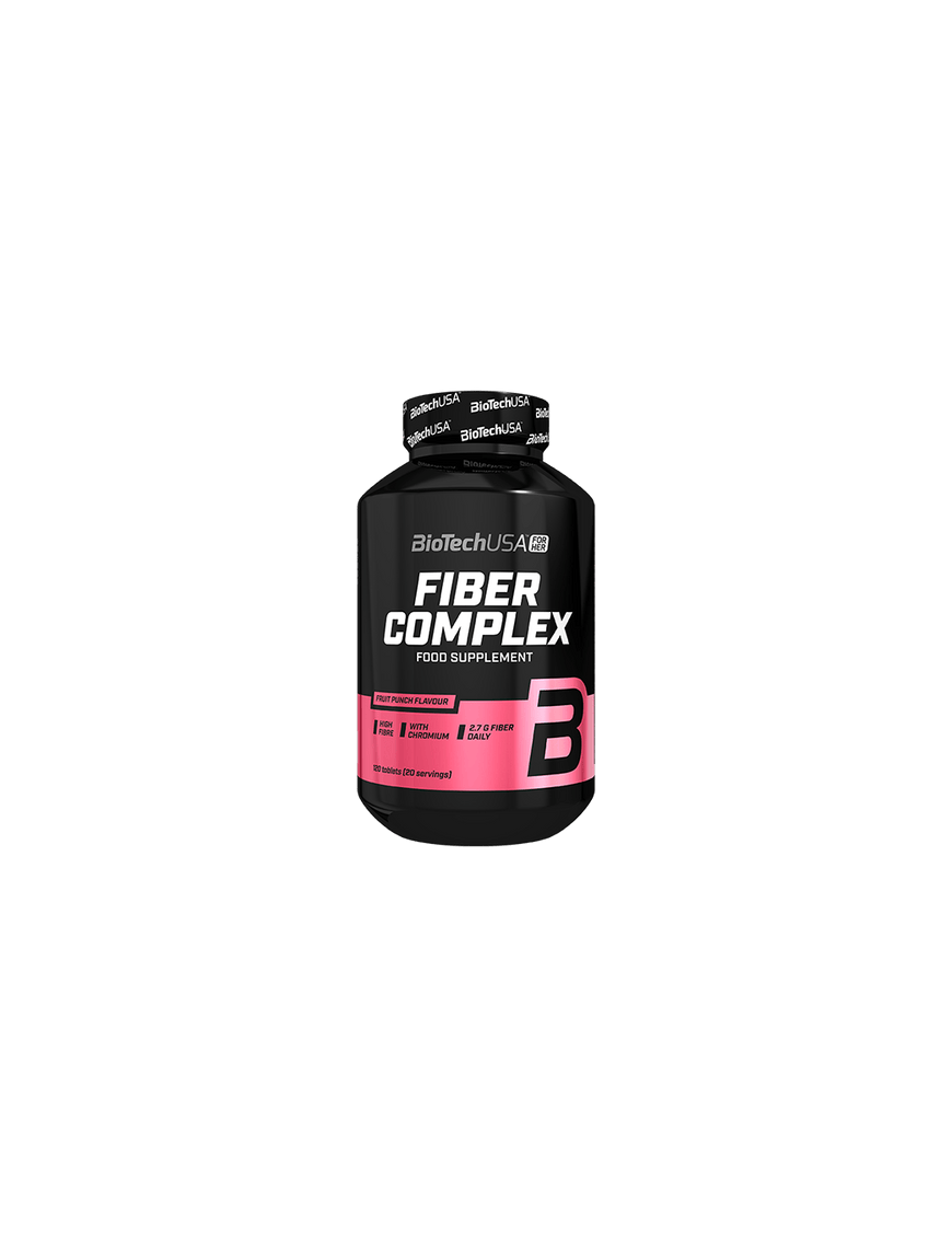 Fiber Complex 120 Tabletas Masticable - Biotech Usa