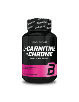 L - Carnitine + Chrome 60 Cápsulas - Biotech Usa