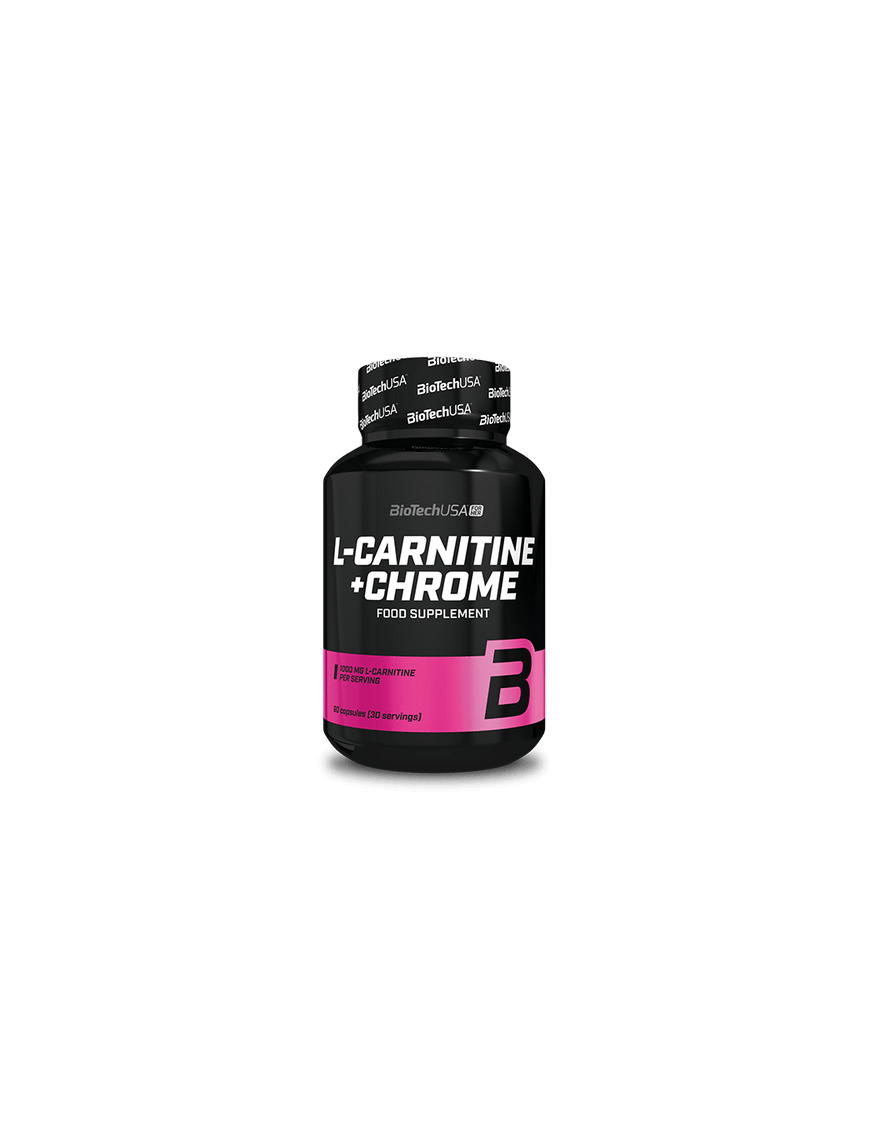 L - Carnitine + Chrome 60 Cápsulas - Biotech Usa