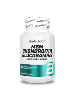 MSM Chondroitin Glucosamine 60 Tabletas - Biotech Usa