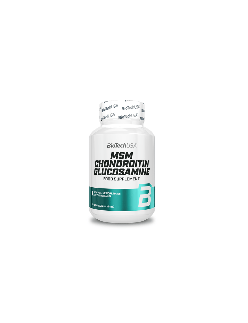 MSM Chondroitin Glucosamine 60 Tabletas - Biotech Usa