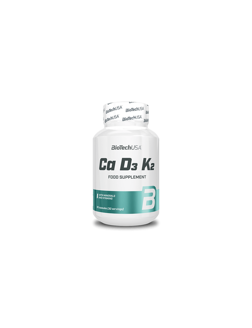 Ca D3 K2 90 Cápsulas - Biotech Usa