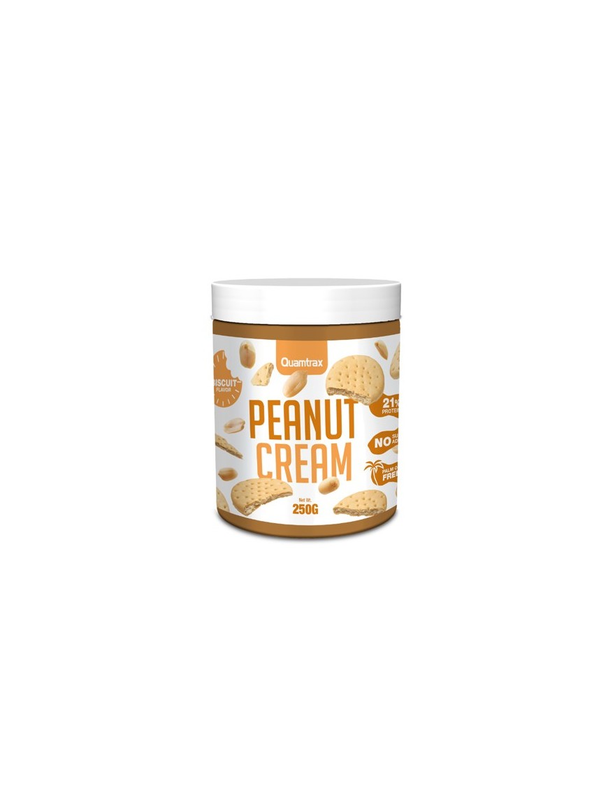 Cream Peanut & Biscuit 250gr - Quamtrax