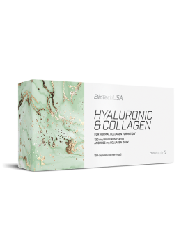 Hyaluronic and Collagen 120 Cápsula - Biotech Usa