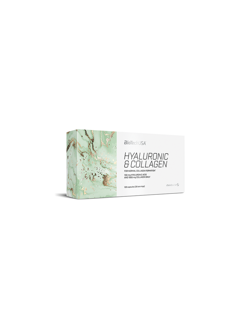 Hyaluronic and Collagen 120 Cápsula - Biotech Usa