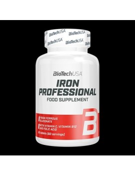 Iron Professional 60 Comprimidos - Biotech Usa