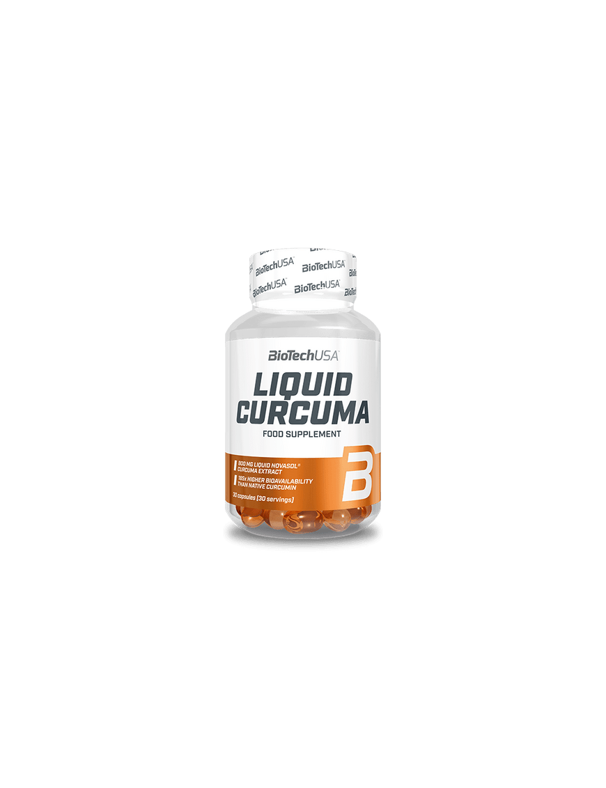 Liquid Curcuma 30 Cápsulas - Biotech Usa