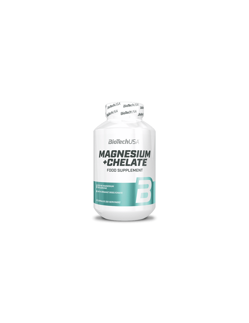 Magnesium + Chelate 60 Cápsulas - Biotech Usa