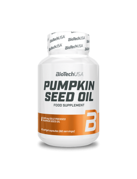 Pumpkin Seed Oil 60 Cápsulas - Biotech Usa