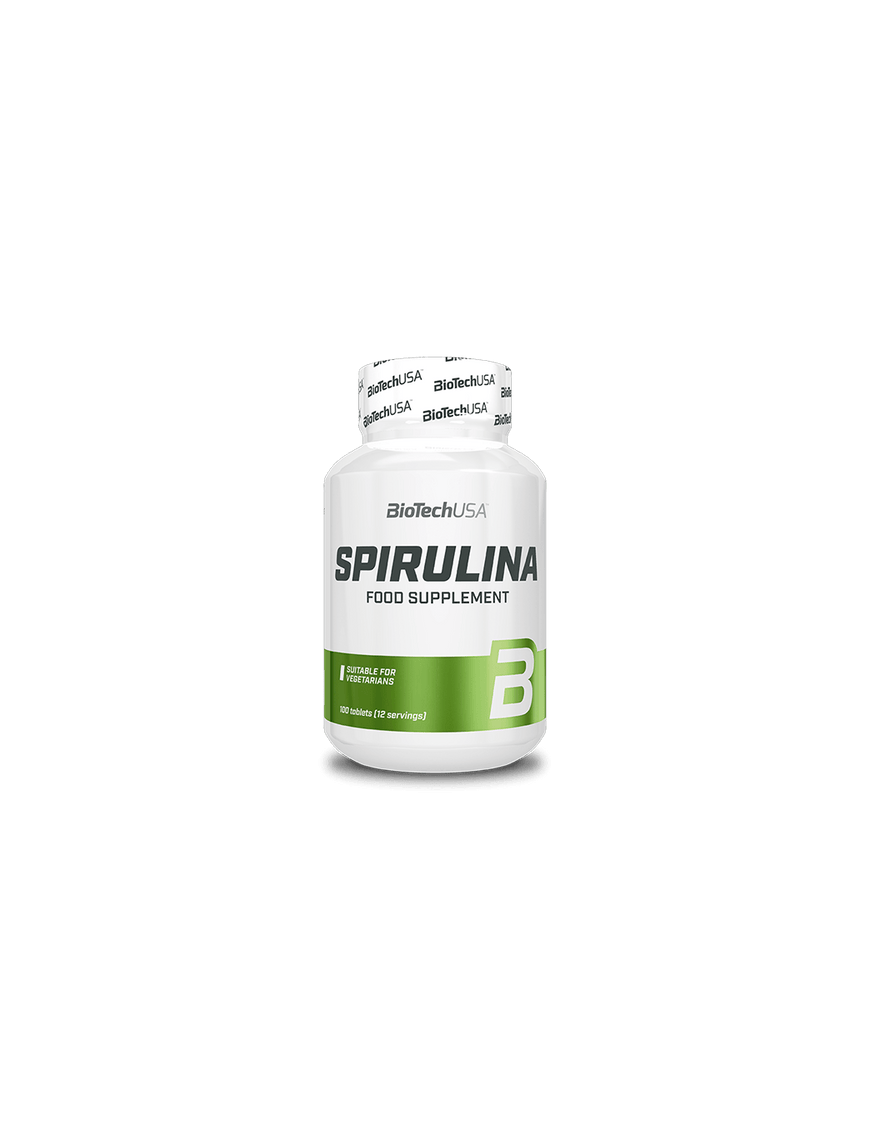 Spirulina 100 Tabletas - Biotech Usa