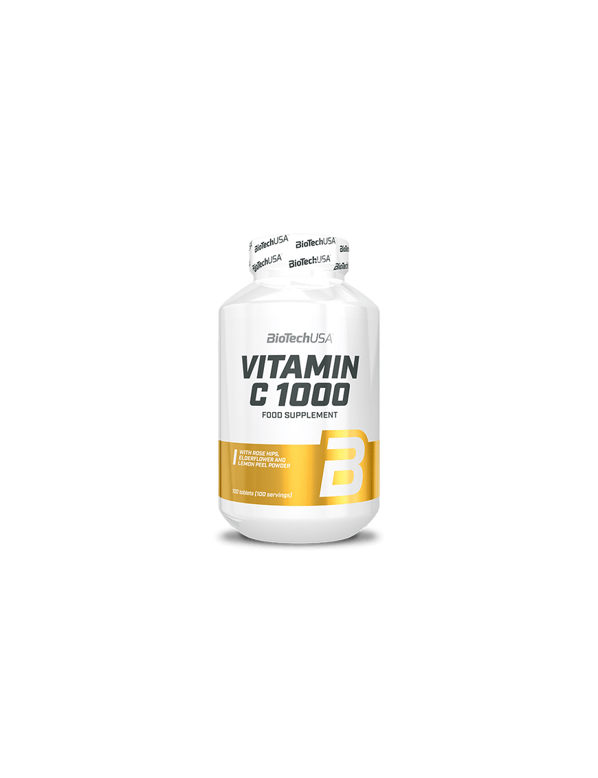 Vitamin C 1000 100 Tabletas - Biotech Usa