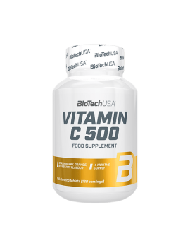 Vitamin C 500 120 Tab. Masticable - Biotech Usa