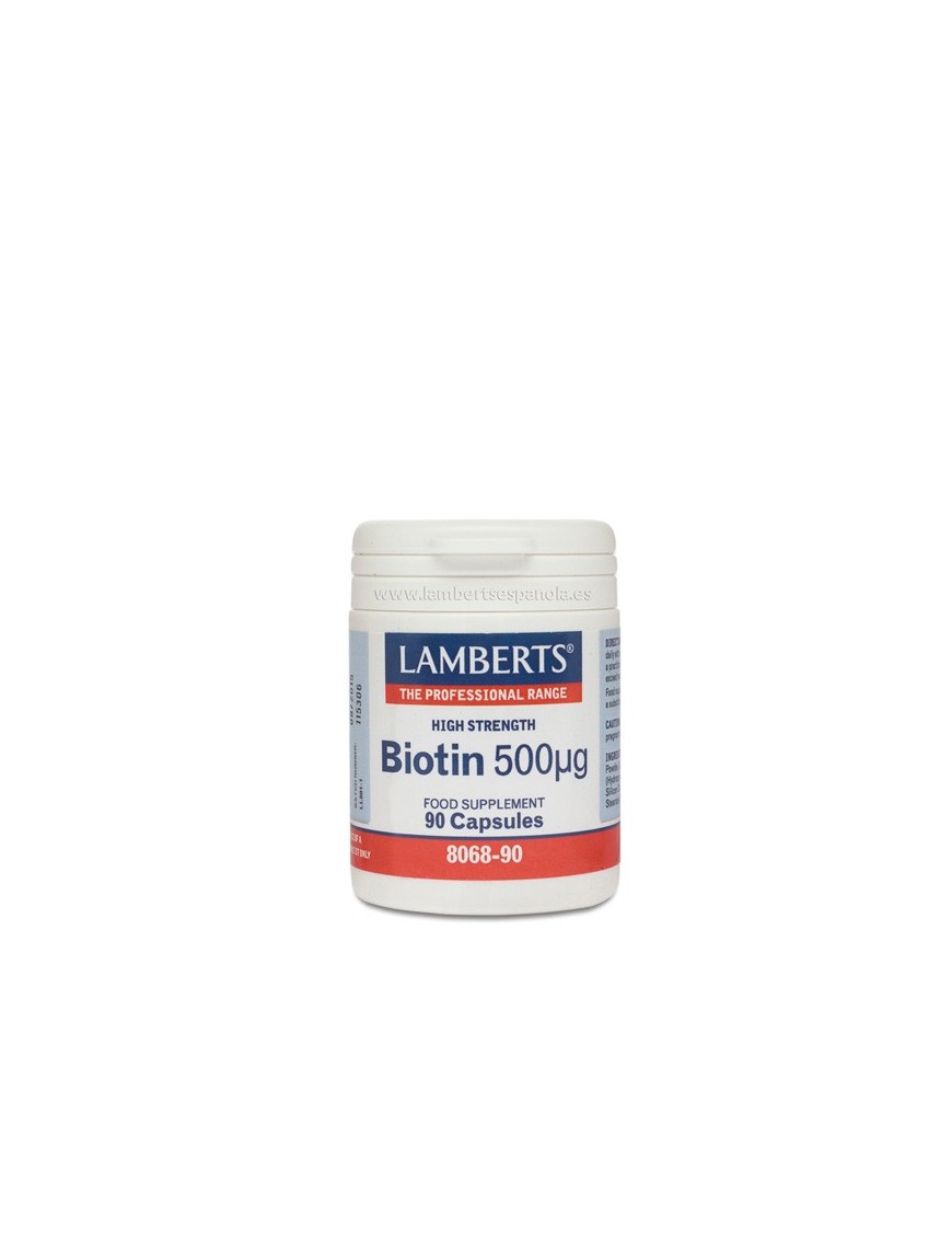 Biotina 500 mcg 90 cápsulas