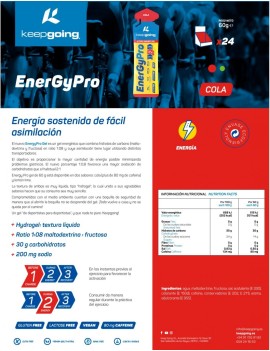 EnergyPro Gel Caja 24x60gr - Keepgoing