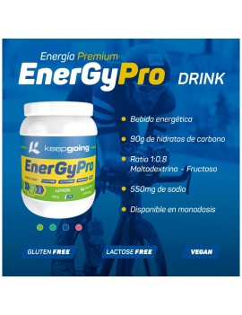 Vegan EnergyPro Drink 760gr - Keepgoing