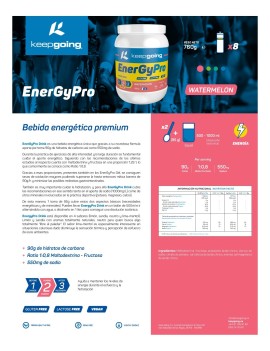 Vegan EnergyPro Drink 760gr - Keepgoing