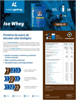 Iso Whey 1000gr - Keepgoing