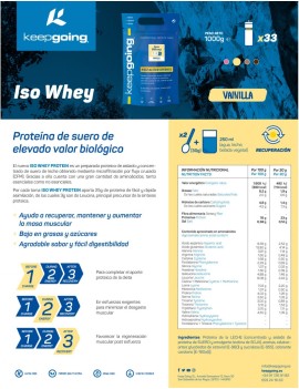 Iso Whey 1000gr - Keepgoing