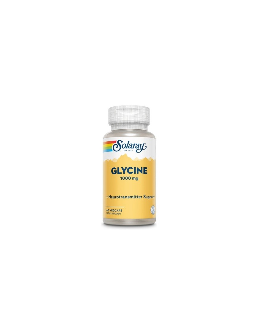 Glycine 1000 Mg - 60 Cápsulas - Solaray