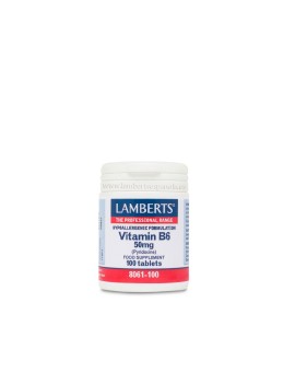 Vitamina B6 50mg 100 tabletas