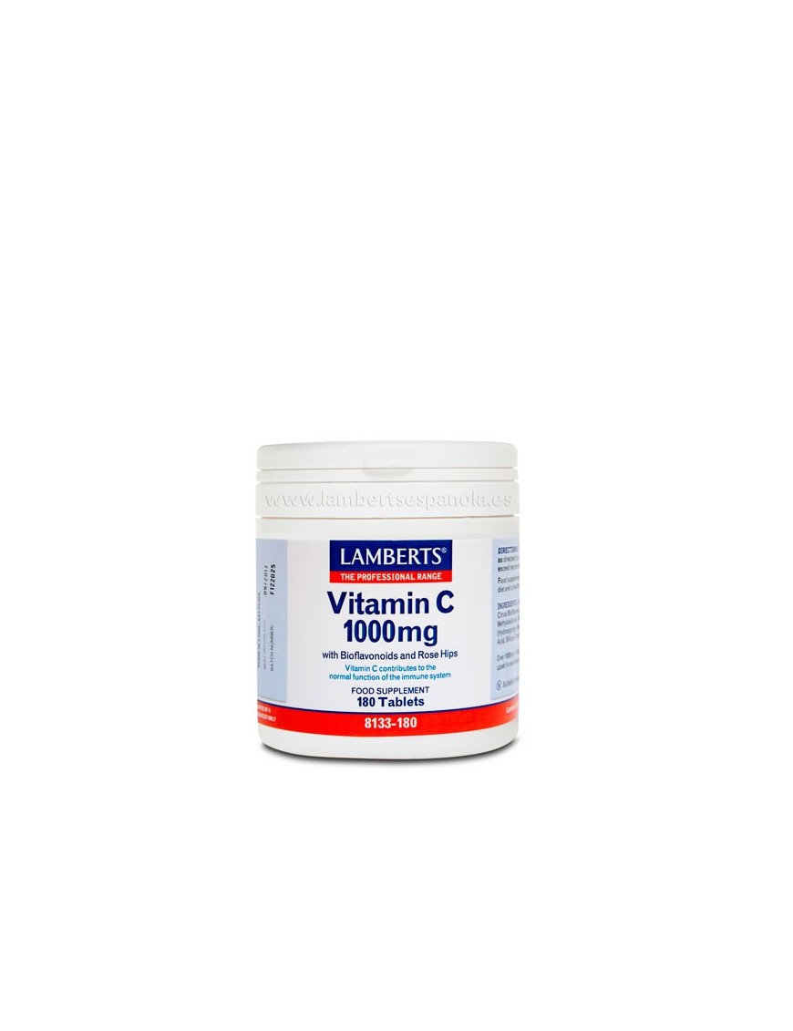 Vitamina C 1000mg 180 tabletas