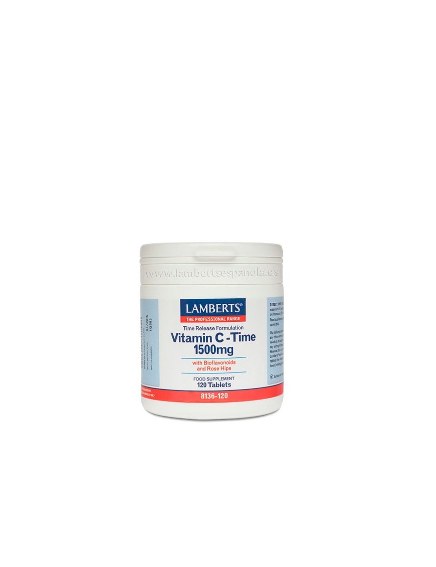 Vitamina C-Time 1500mg 120 tabletas