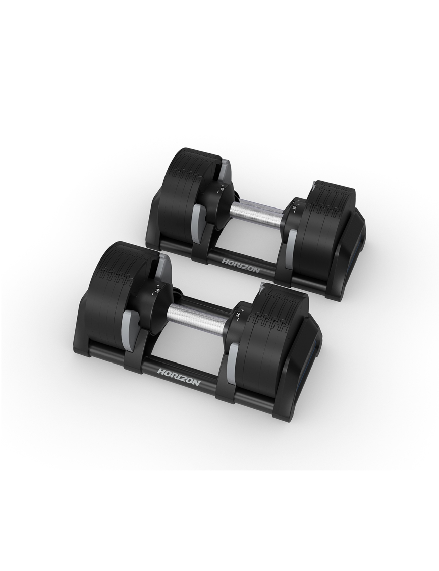 Mancuernas Ajustables 2 a 20kg (1 par) - Horizon Fitness