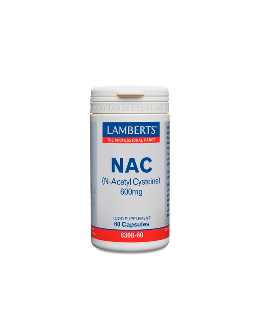 NAC (N-Acetil Cisteína) 600mg 60 cápsulas