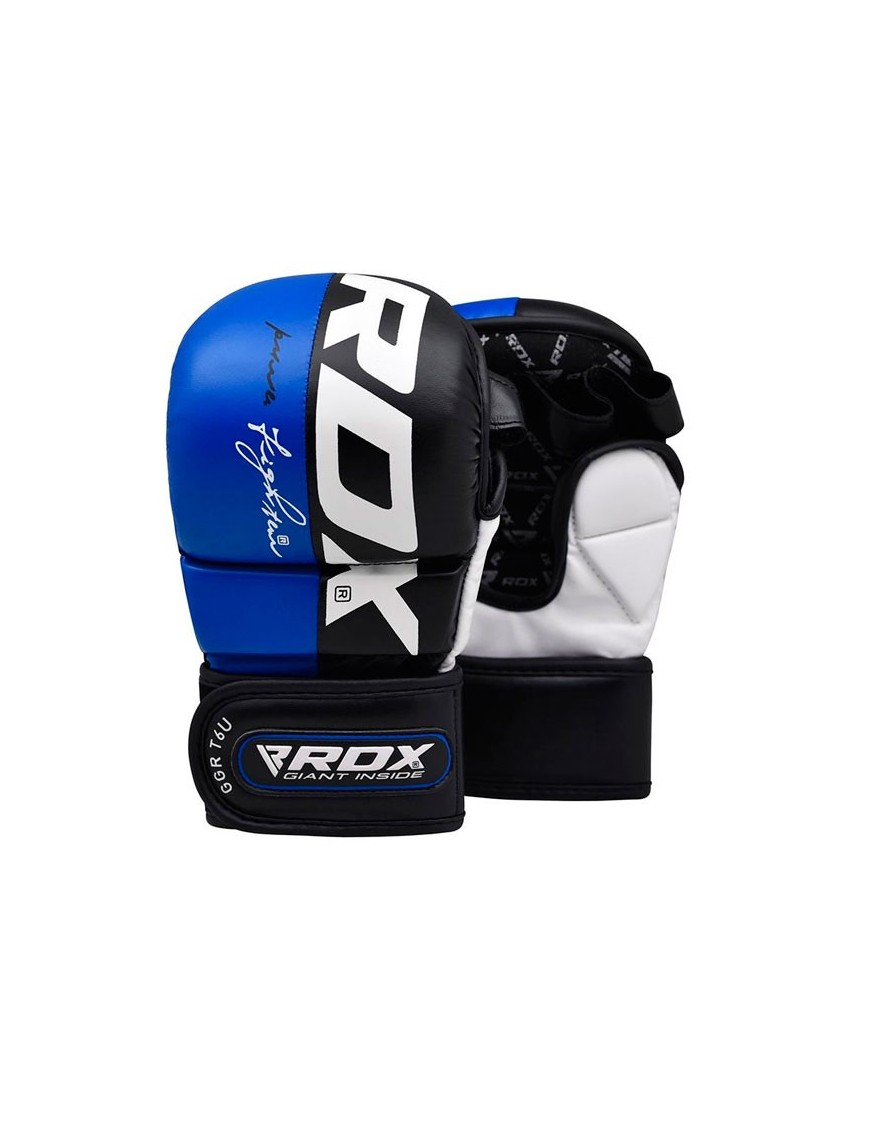 RDX T6 Formación Guantes de MMA - color azul - varias tallas