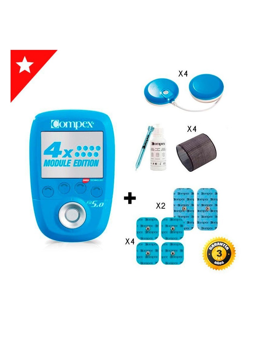 Compex Fit 5.0 4 módulos + 75€ en accesorios