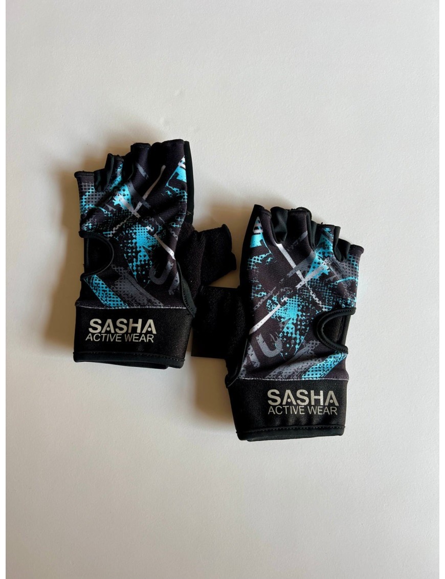 Guantes Deportivos De Diseño Blue - Sasha Active Wear