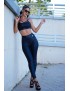 Miss Nia Conjunto Deportivo Efecto Cuero Talle Alto - Sasha Active Wear