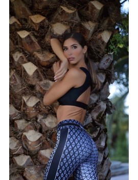 Black Mariana Malla Deportiva Talle Alto - Sasha Active Wear