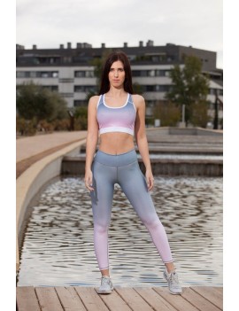 Lady In Gray Malla Deportiva Talle Alto - Sasha Active Wear