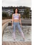 Lady In Gray Malla Deportiva Talle Alto - Sasha Active Wear