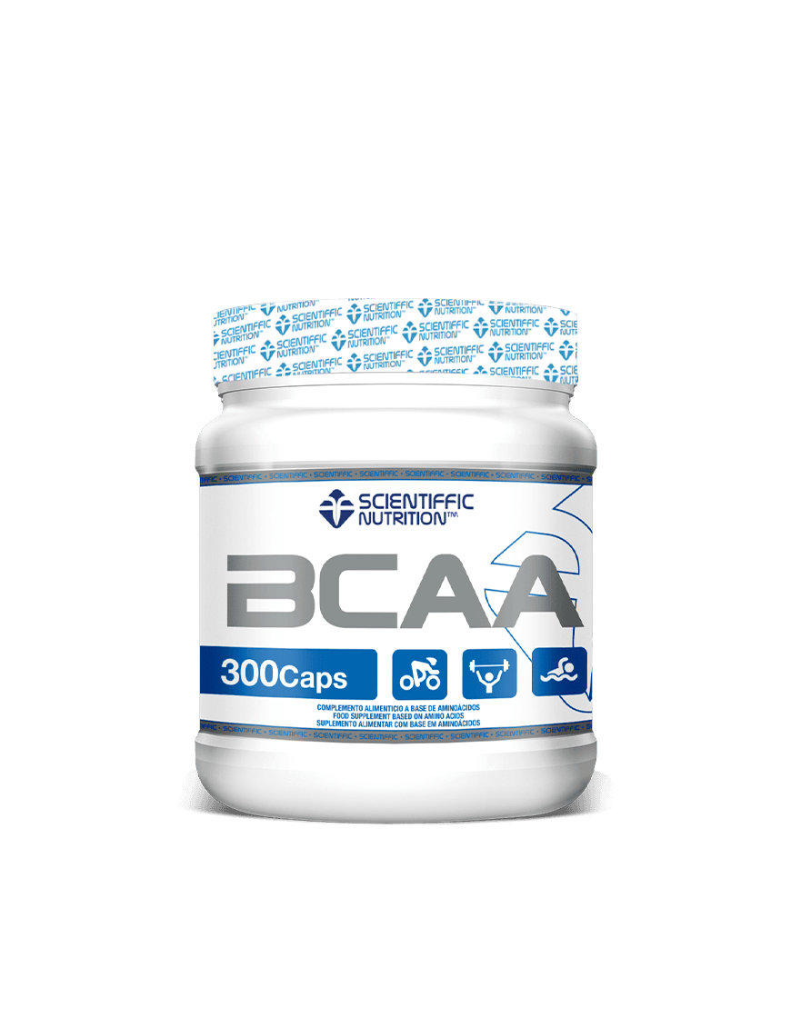 BCAA 300 Mega Cápsulas de 1gr - Scientiffic Nutrition