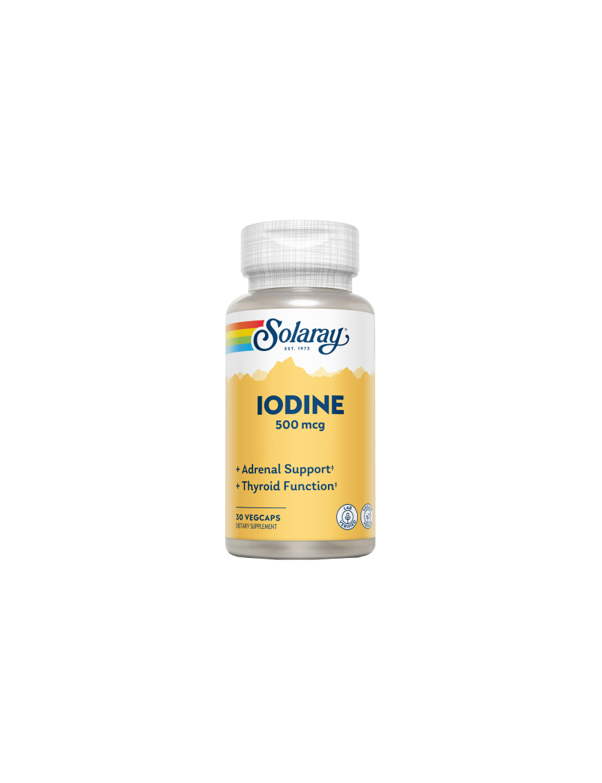 Iodine 500mcg 30 VegCaps - Solaray