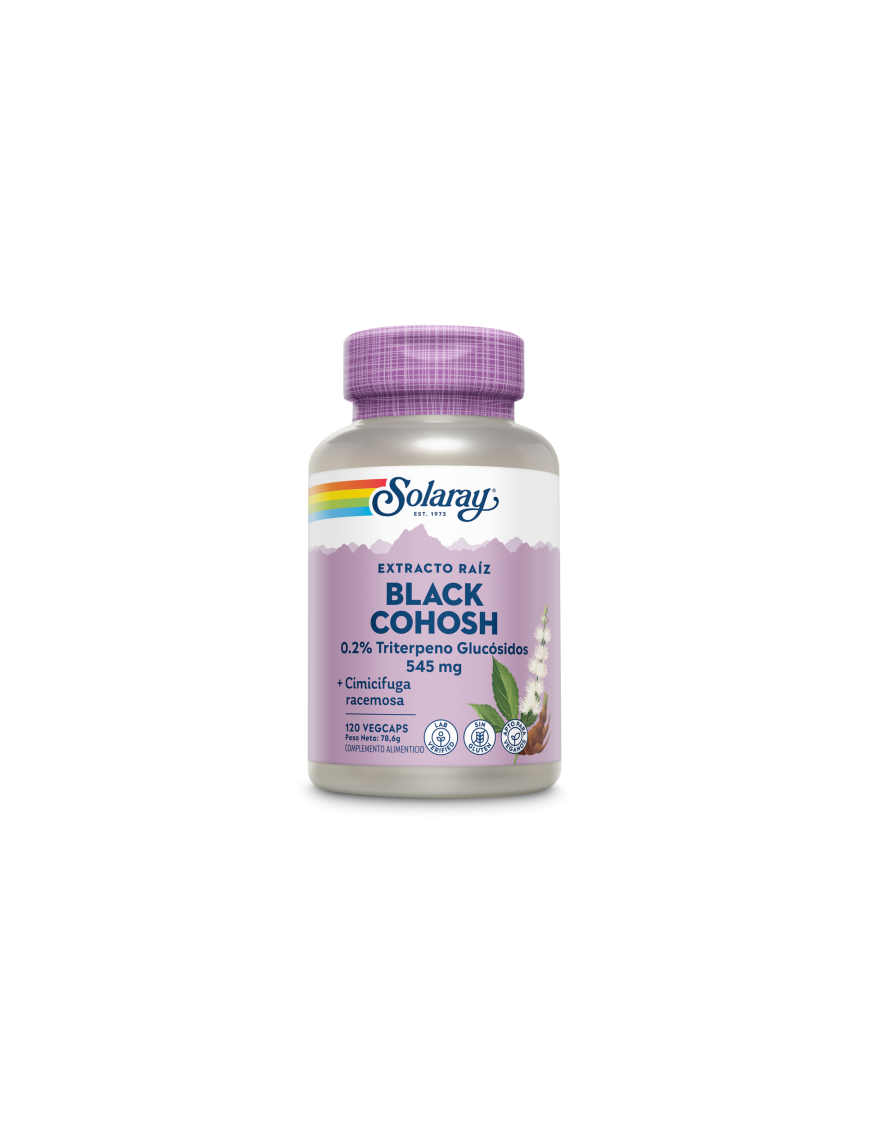 Black Cohosh (Cimicifuga) 545mg 120 VegCaps - Solaray