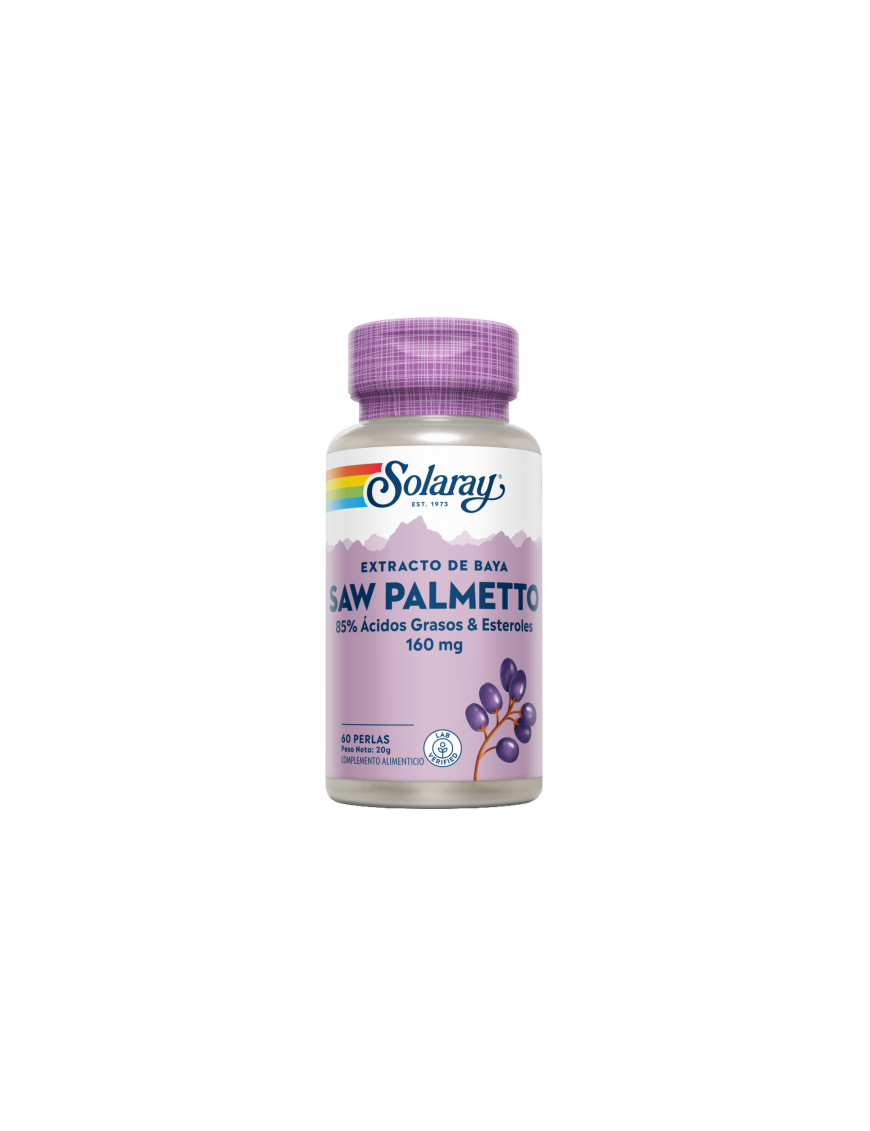 Saw Palmetto 160mg 60 Perlas - Solaray