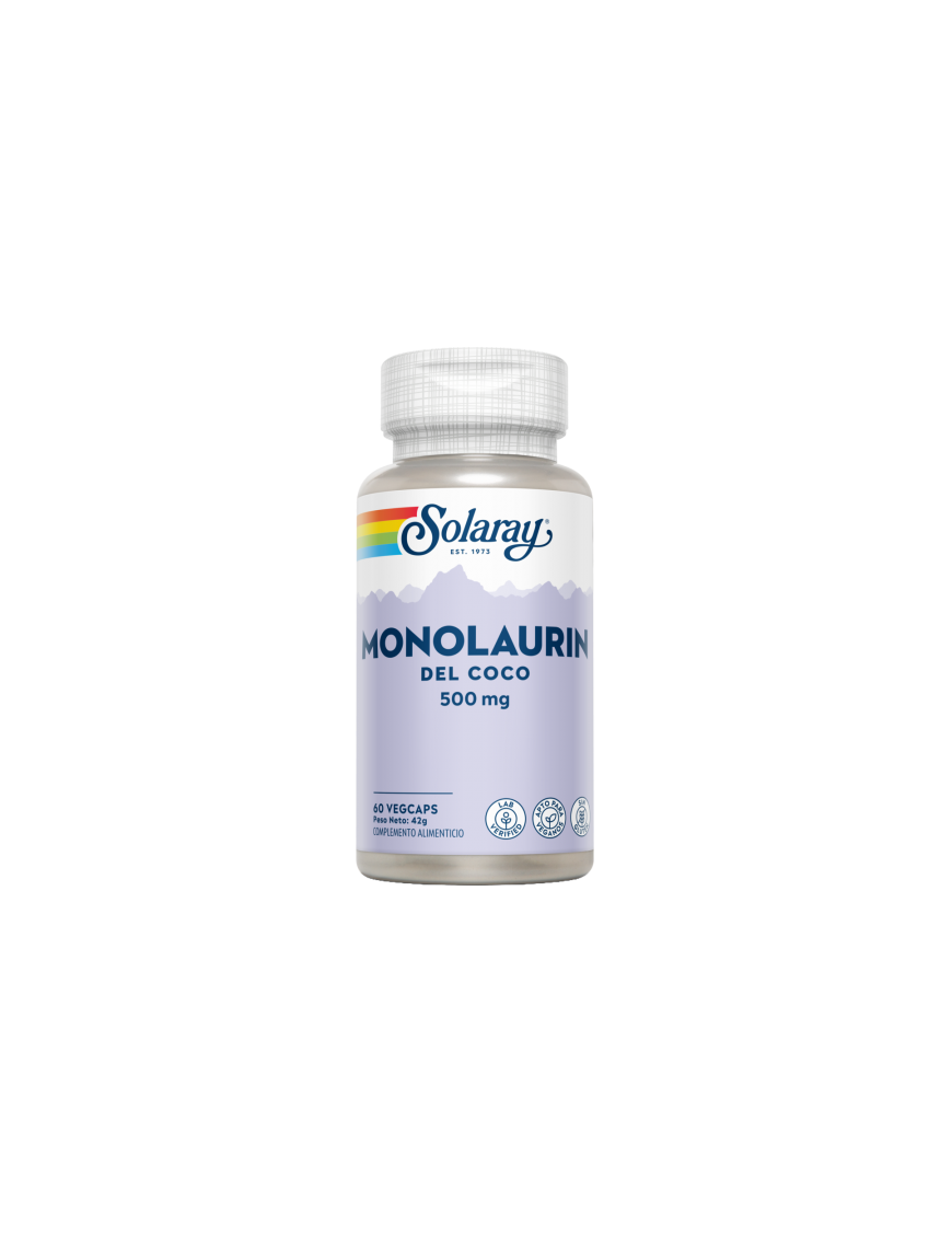 Monolaurin 500mg 60 VegCaps - Solaray