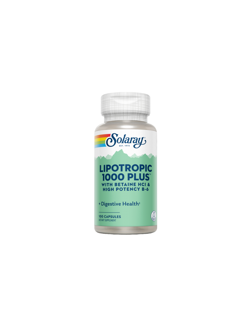 Lipotropic 1000 Plus 100 Cápsulas - Solaray