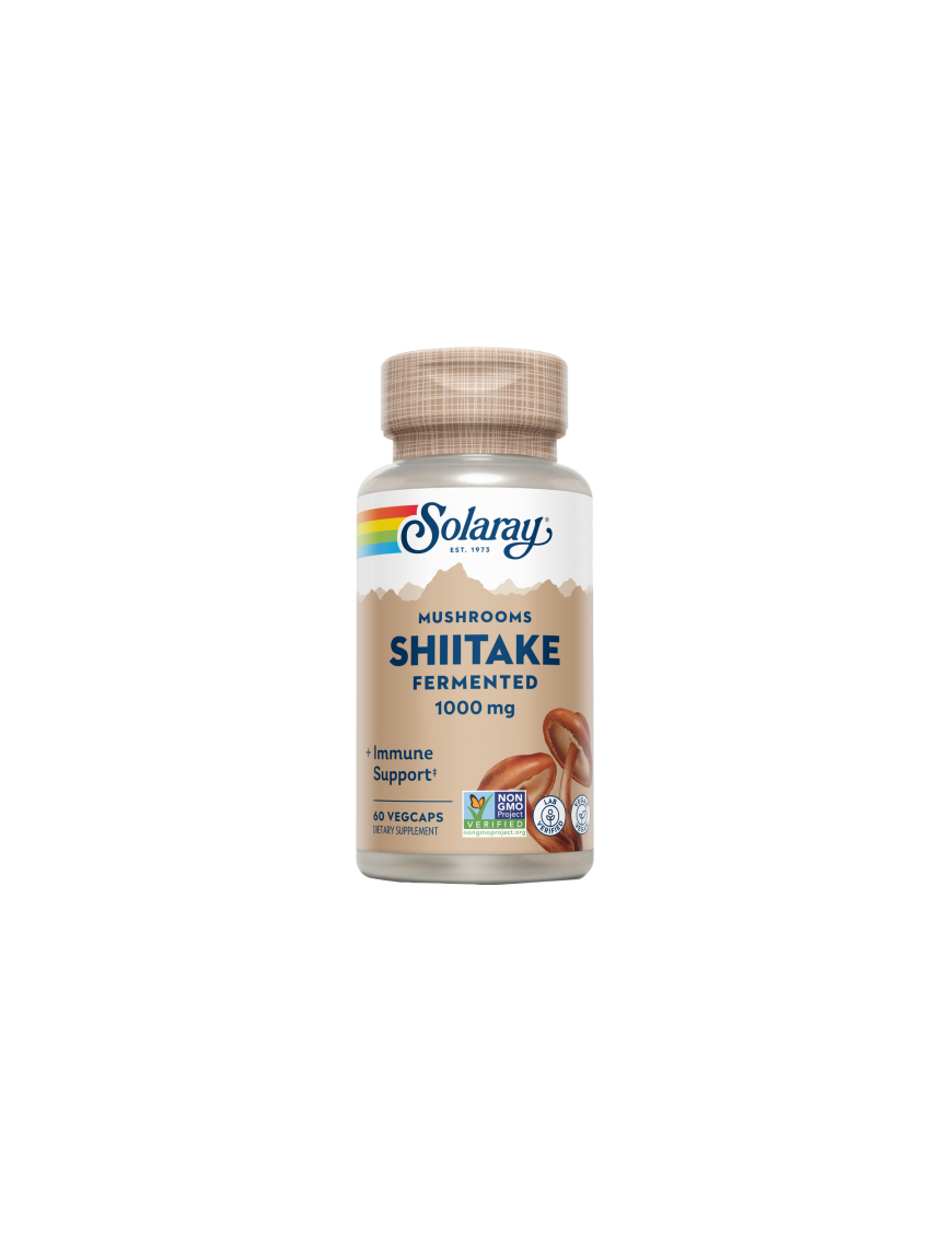 Shiitake 500mg 60 VegCaps - Solaray