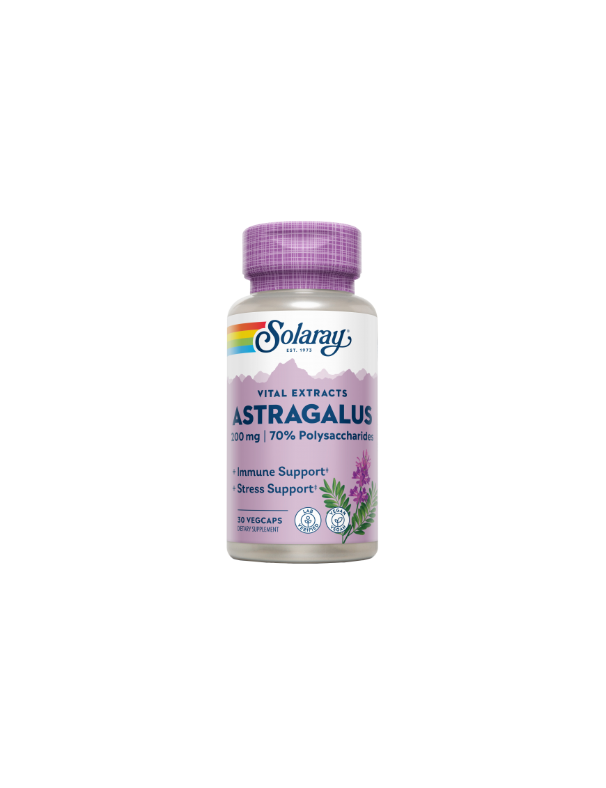 Astragalus 200mg 30 VegCaps - Solaray