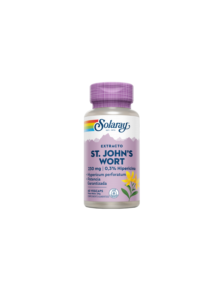 St. John's Wort 230mg 60 VegCaps - Solaray