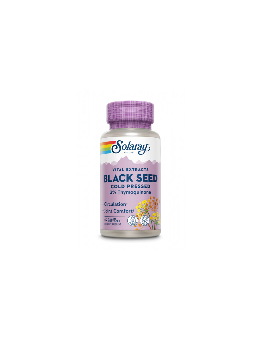 Black Seed Oil (Comino negro) 60 VegCaps - Solaray