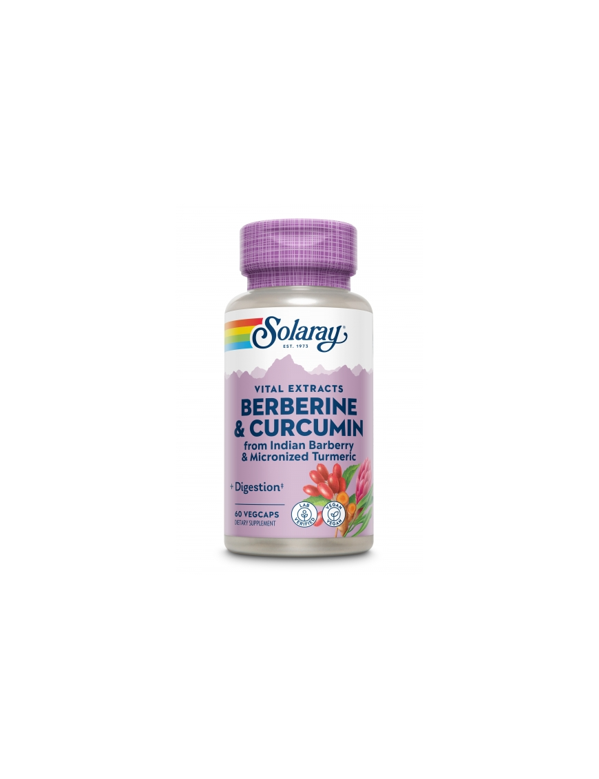 Berberine & Curcumin 60 VegCaps - Solaray